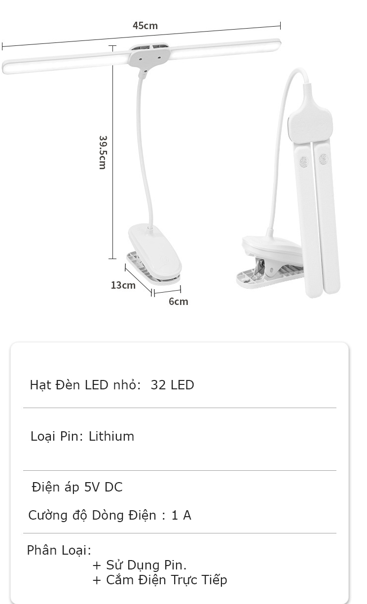 Đèn LED Để Bàn Học, Bàn Làm Việc, Thiết Kế Sáng Tạo Với 2 Thanh Led Rời Cảm Ứng Tích Hợp Pin Gắn Được Ở Nhiều Vị Trí Linh Hoạt, Tiết Kiệm Không Gian - Hàng Chính Hãng KUNBE