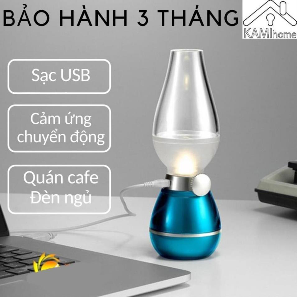 sỉ, lẻ Đèn sạc điện hình đèn dầu cảm ứng chuyển động đèn ngủ trang trí quán cà phê đèn bàn thờ