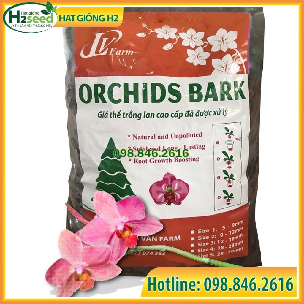Bao 5kg Vỏ thông đỏ đã mài cạnh tròn đều đẹp size 2-3 cm chuyên cho Lan - Hạt giống H2 seeds