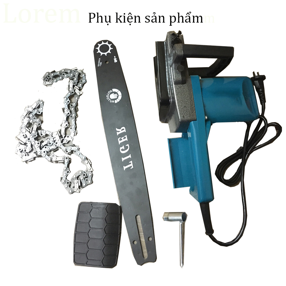 Hình ảnh Máy Cưa Xích Điện ABG 5016B (Lam  Dài 405mm), Lam Cưa Xích, Bộ Lam Cưa Xích, Công Suất 900W, Chuyên Dùng Để Cắt Như Gỗ, Tỉa Cây, Kiểm Dáng Nhỏ Gọn, Tích Hợp Công Tắc Mở, Tắt- Hàng Chính Hãng.