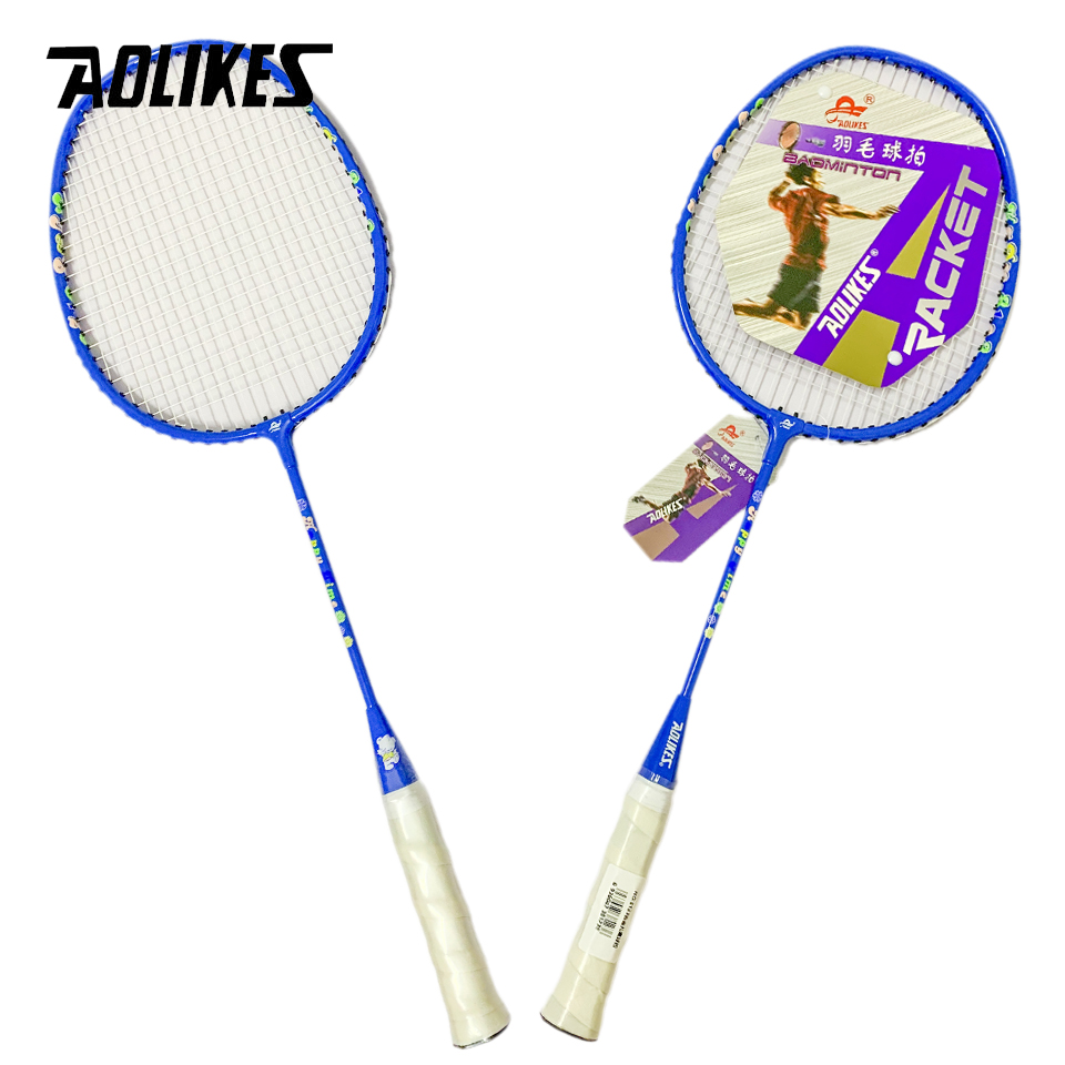 Bộ 2 vợt cầu lông trẻ em AOLIKES A-8123 Badminton for Kids Outdoor Sports