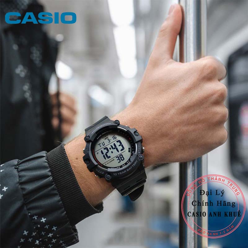 Đồng Hồ Casio Nam AE-1500WH-1AVDF - Dây Nhựa - Pin 10 Năm - Chống Nước 100M