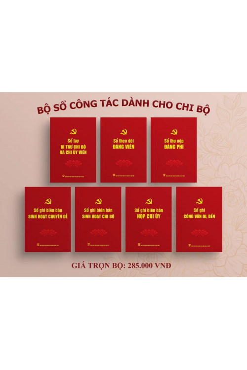 Bộ sổ công tác dành cho chi bộ