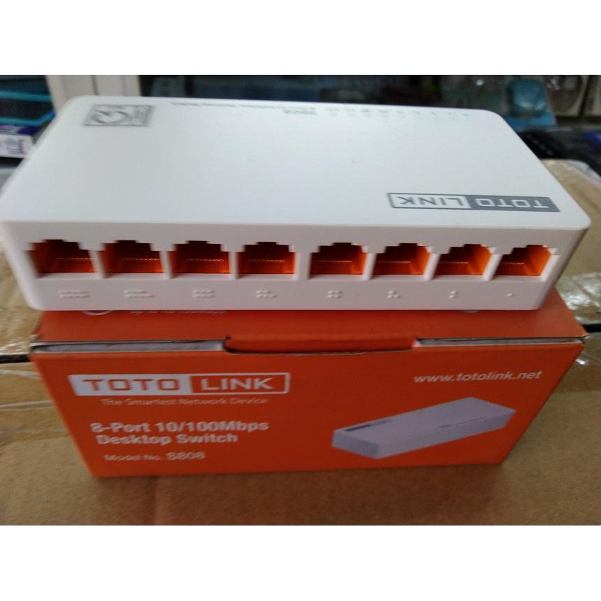 Bộ chia mạng 8 cổng - s808 Totolink 8P 10-100Mbps S808