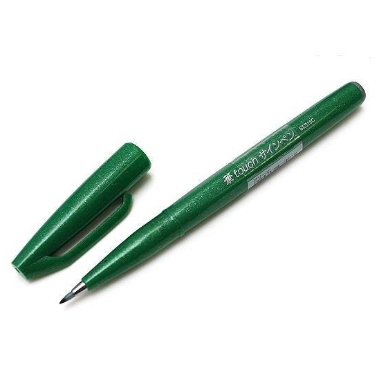 Bút Lông Màu Nước Pentel TOUCH-SES15C_D - Xanh Lá