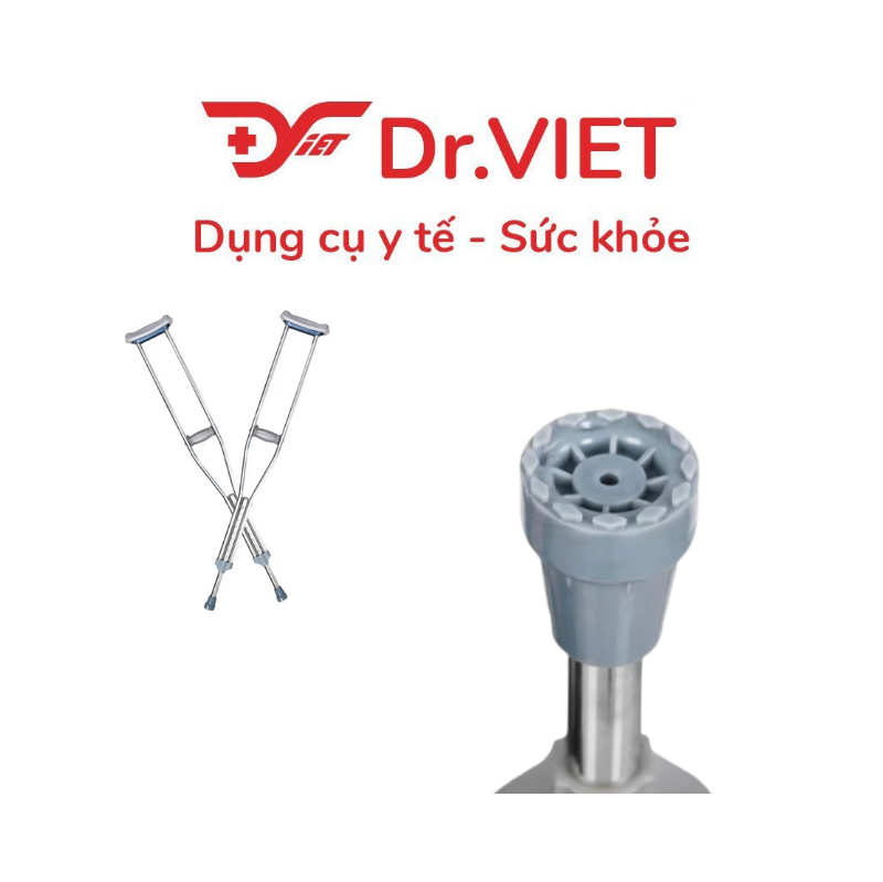 Nạng Inox Chống Nách Cao Cấp Có Tăng Giảm TaJerMy TJM-NN02