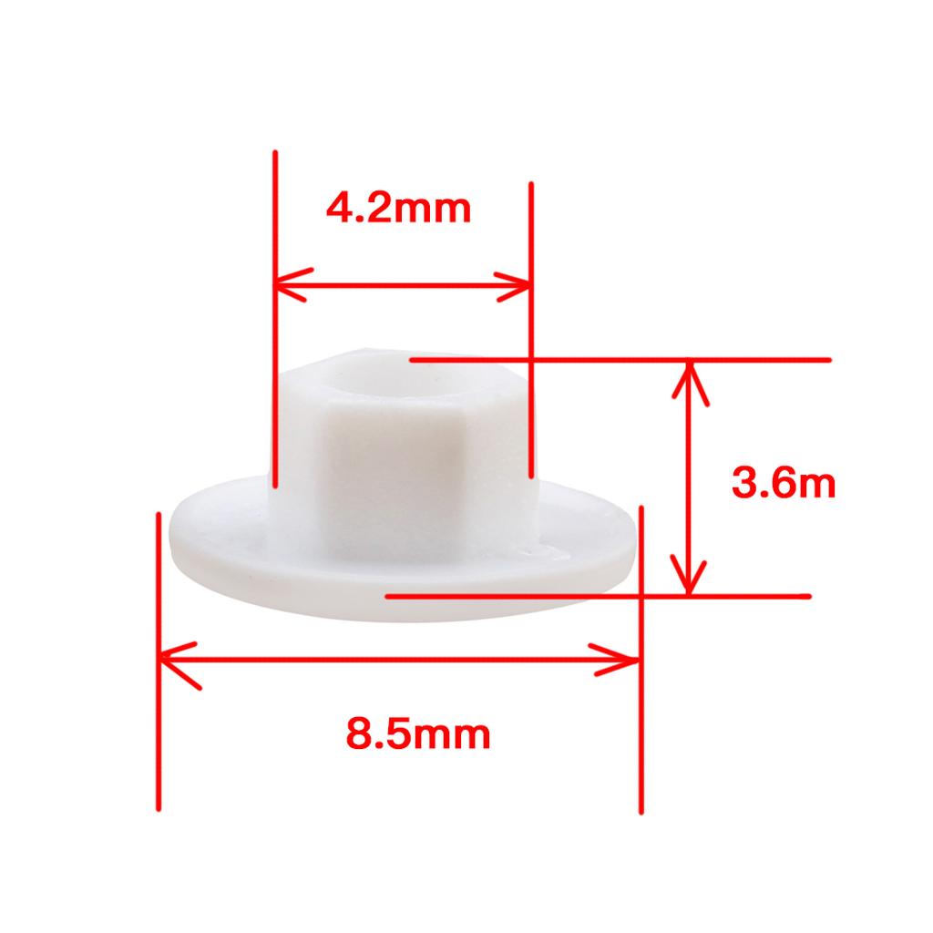 10 Cái Hex Ổ Cắm Allen Bolt Vít Hexagon Head Cover Cap Bảo Vệ M5