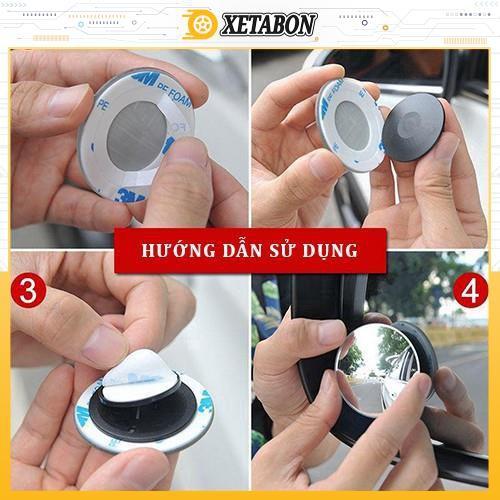 Một Cặp gương cầu lồi oto 360