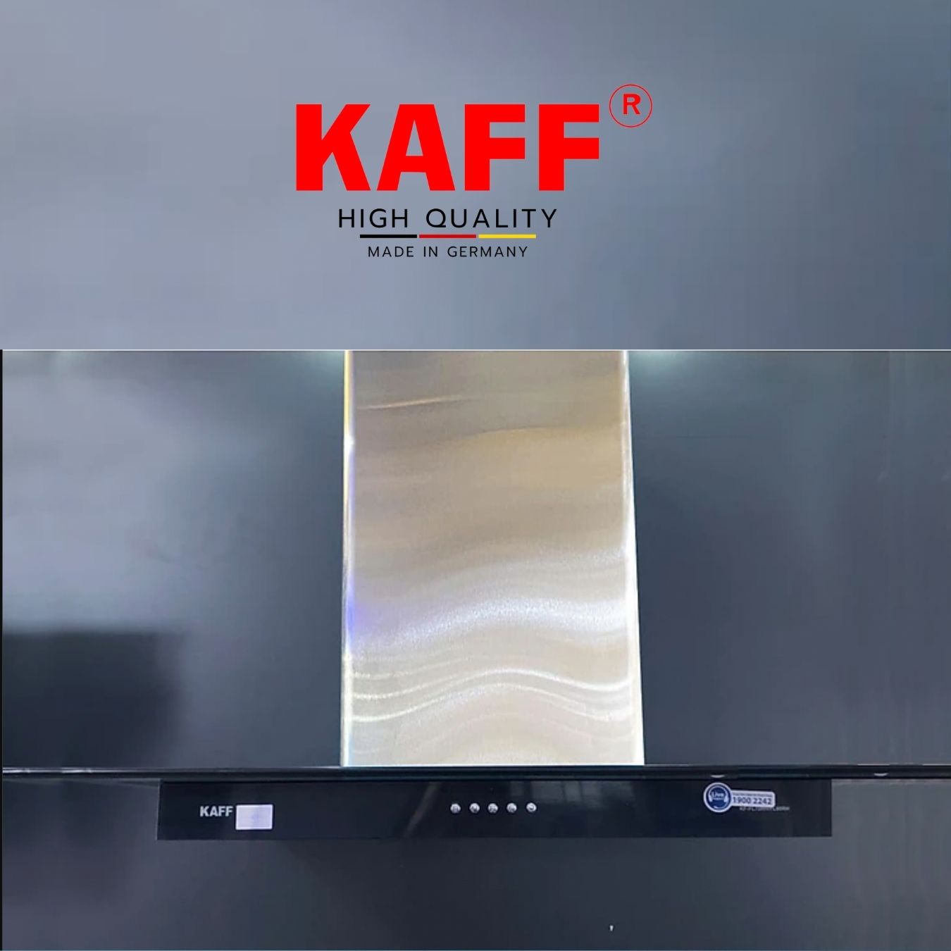 Máy hút mùi toa kính 900mm KAFF KF_FL90RH Tặng bộ lọc than thay thế _ Hàng Chính Hãng