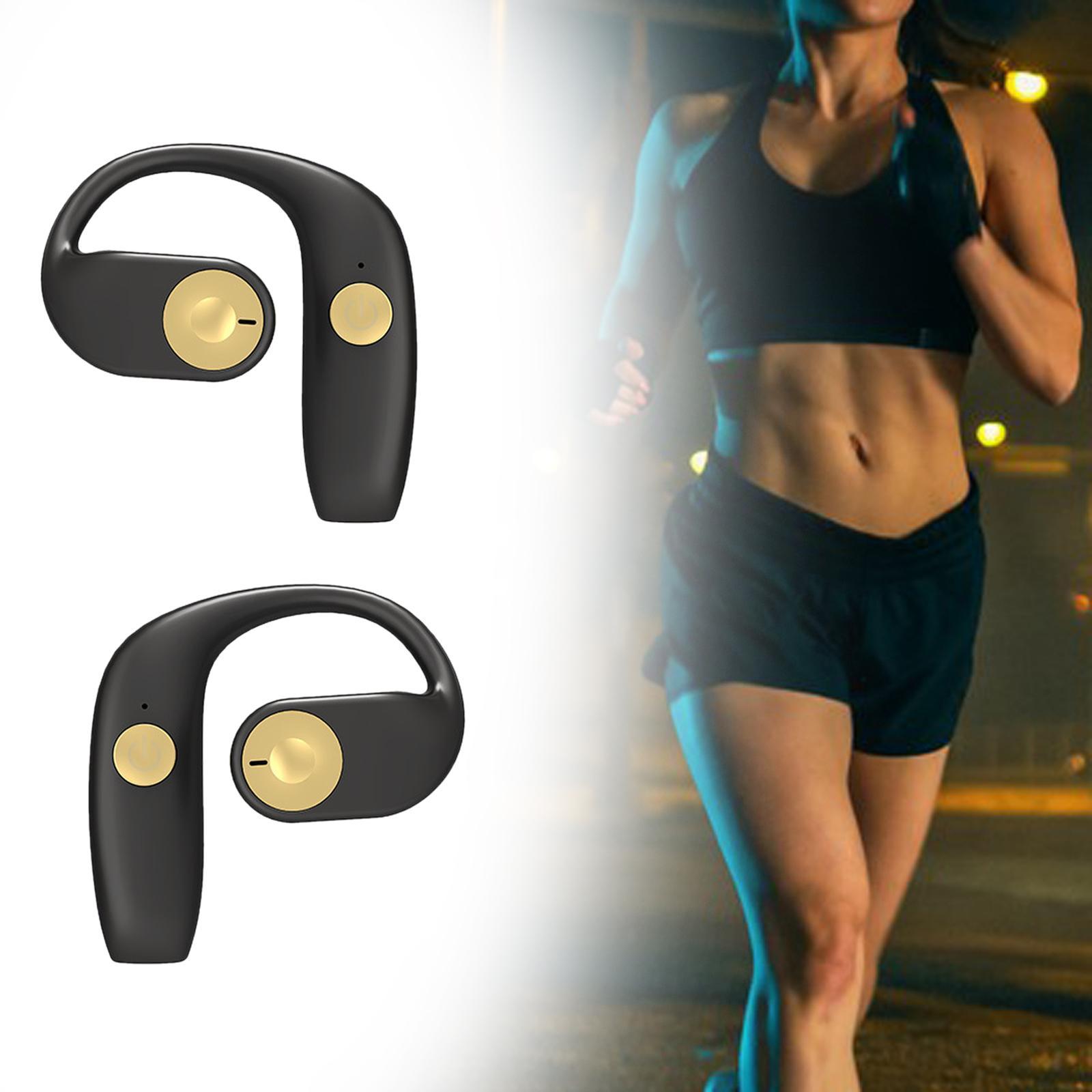 Clip Wireless Headset Ear Hooks Sweatproof Earphones for Workout Driving Gym