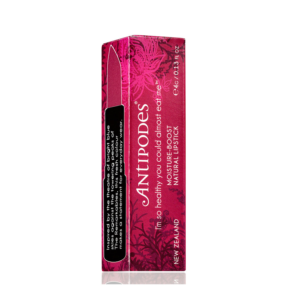 Son Môi Thiên Nhiên Màu #10 Đỏ Hồng Antipodes Lipstick Remarkably Red 125 4g