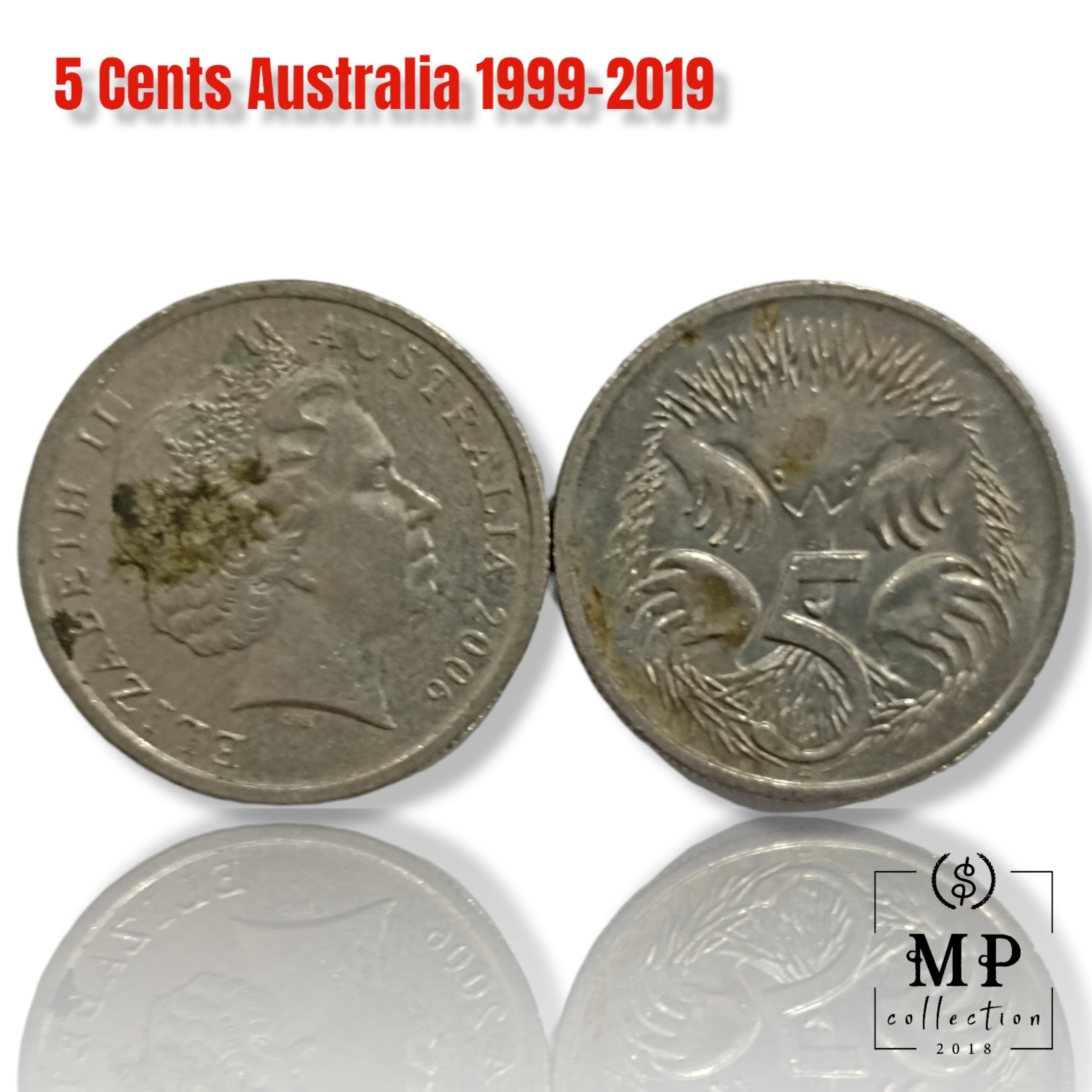 Đồng xu 5 Cents Úc (Australia) 1999-2019