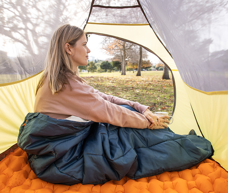 Túi ngủ cá nhân giữ ấm cao cấp Naturehike, túi ngủ cắm trại ngoài trời, văn phòng di động nhỏ gọn