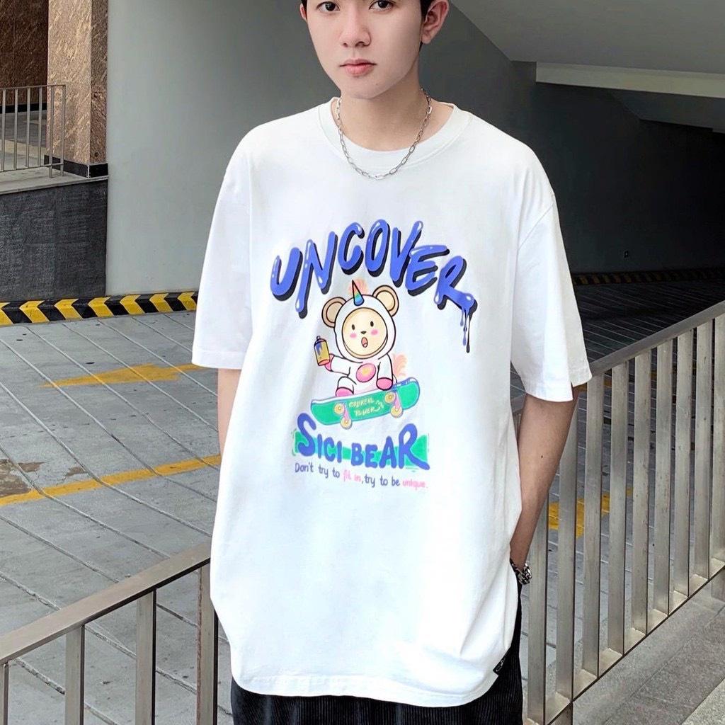 Áo thun unisex tay lỡ UNCOVER SKATEBOARD || Hany shop