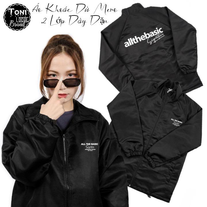 Áo Khoác Dù Local Brand BASIC Jacket Mero 2 lớp dày form rộng Unisex cổ bẻ (D2300L - Full Box - Kèm Video Ảnh Thật)