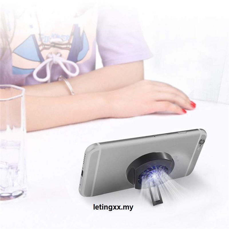 Quạt Tản Nhiệt Thông Minh Di Động Cho Iphone Xs Max Xr X Xiaomi Giá Đỡ