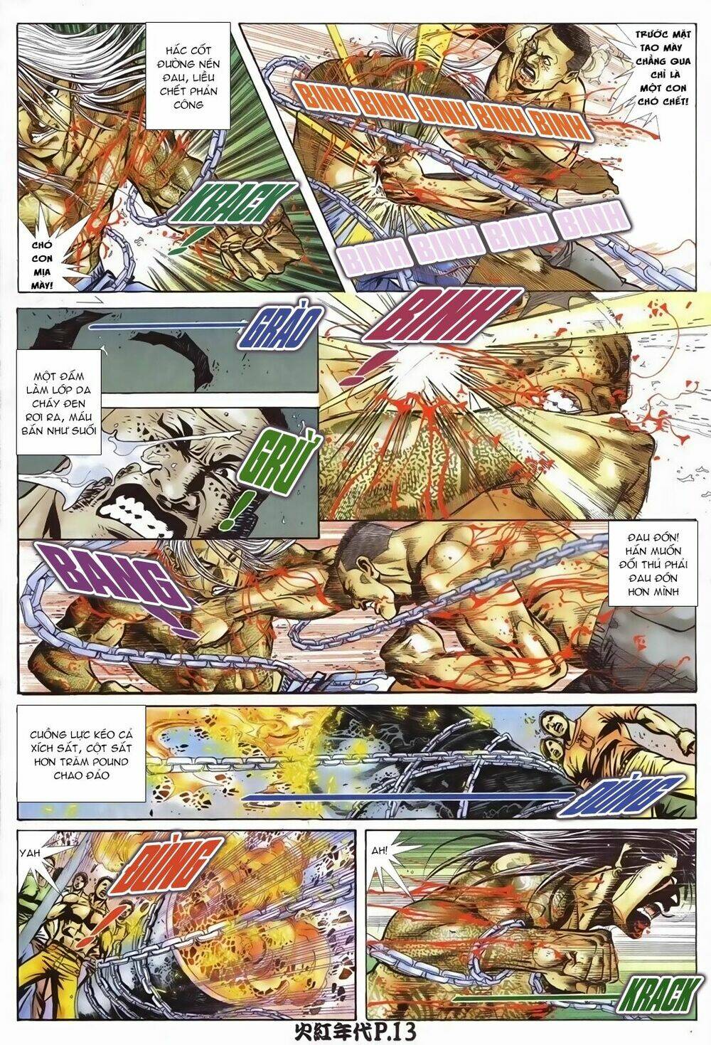 hỏa hồng niên đại hắc cốt đường chapter 81 12