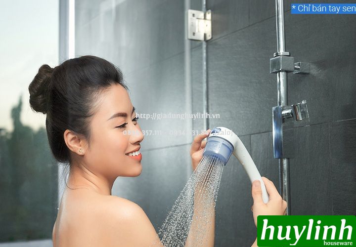 Thiết bị máy lọc nước tại vòi sen tắm khử CLO Cleansui ES201W - Sản xuất tại Nhật Bản - Hàng chính hãng