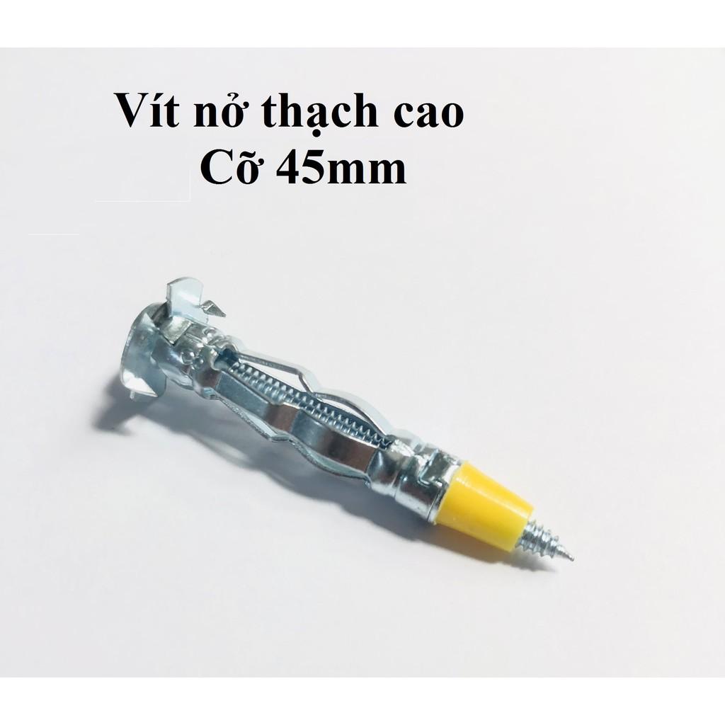 Combo 10 chiếc Vít nở thạch cao, nở xòe trần thạch cao kích thước 45 - 65mm