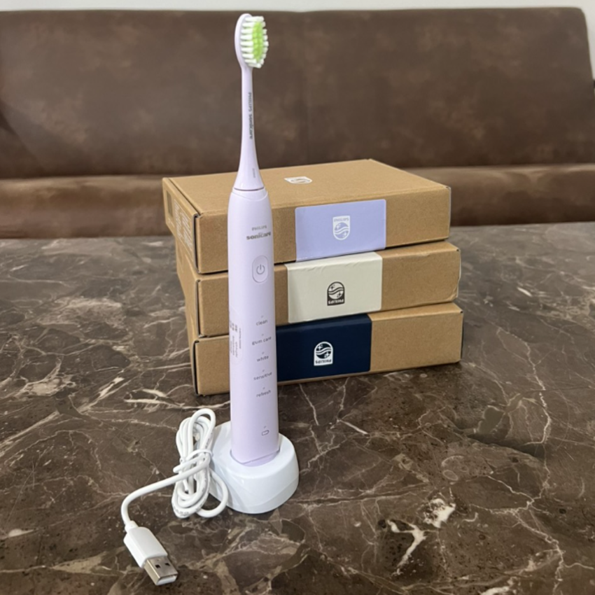 Bàn chải đánh răng điện, tích hợp 5 chế độ làm sạch Series 3200 Philips Sonicare HX2471 - Hàng Nhập Khẩu