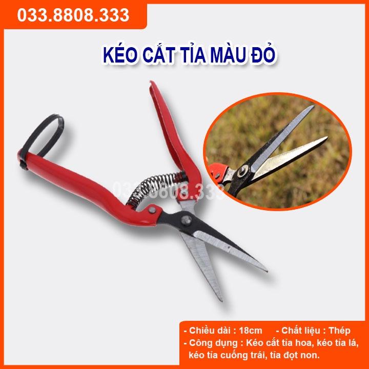 KÉO TỈA CÀNH CÁN ĐỎ - Kéo Cắt Tỉa Cành Cây & Trái Cây Bền Đẹp