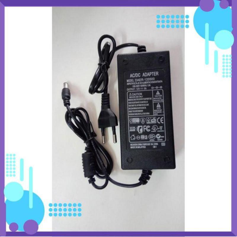 Adapter 12v _5a chuyển điện 220v xuống 12v cho máy bơm mini, đèn led , camera