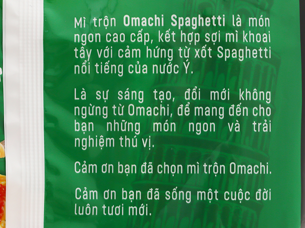 Thùng 30 gói mì trộn Omachi xốt Spaghetti 91g