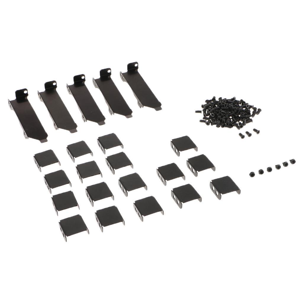 5x PCI Slot Bracket 8/9cm Dual Fans Mount Rack Graphic Card Cooling