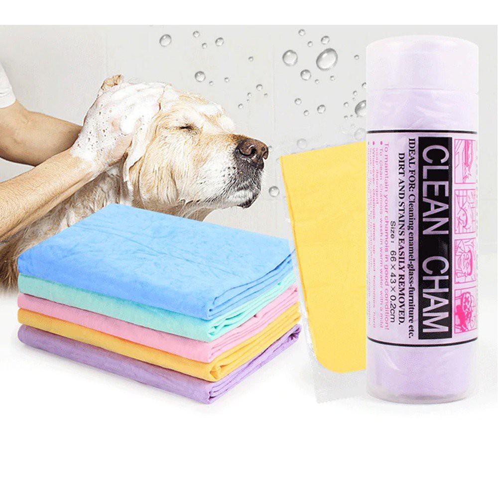 Phụ Kiện Cho Mèo, Khăn Tắm Cho Chó Mèo, Khăn Tắm Clean Cham