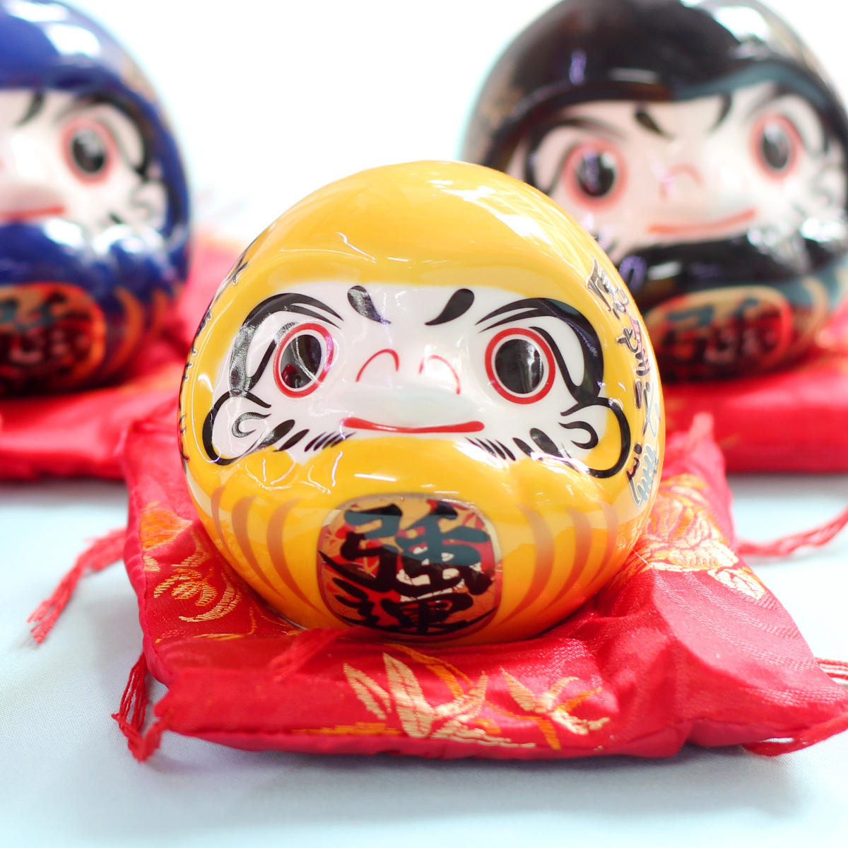 Daruma sứ đựng tiền 7cm (giá lẻ 1 sản phẩm)