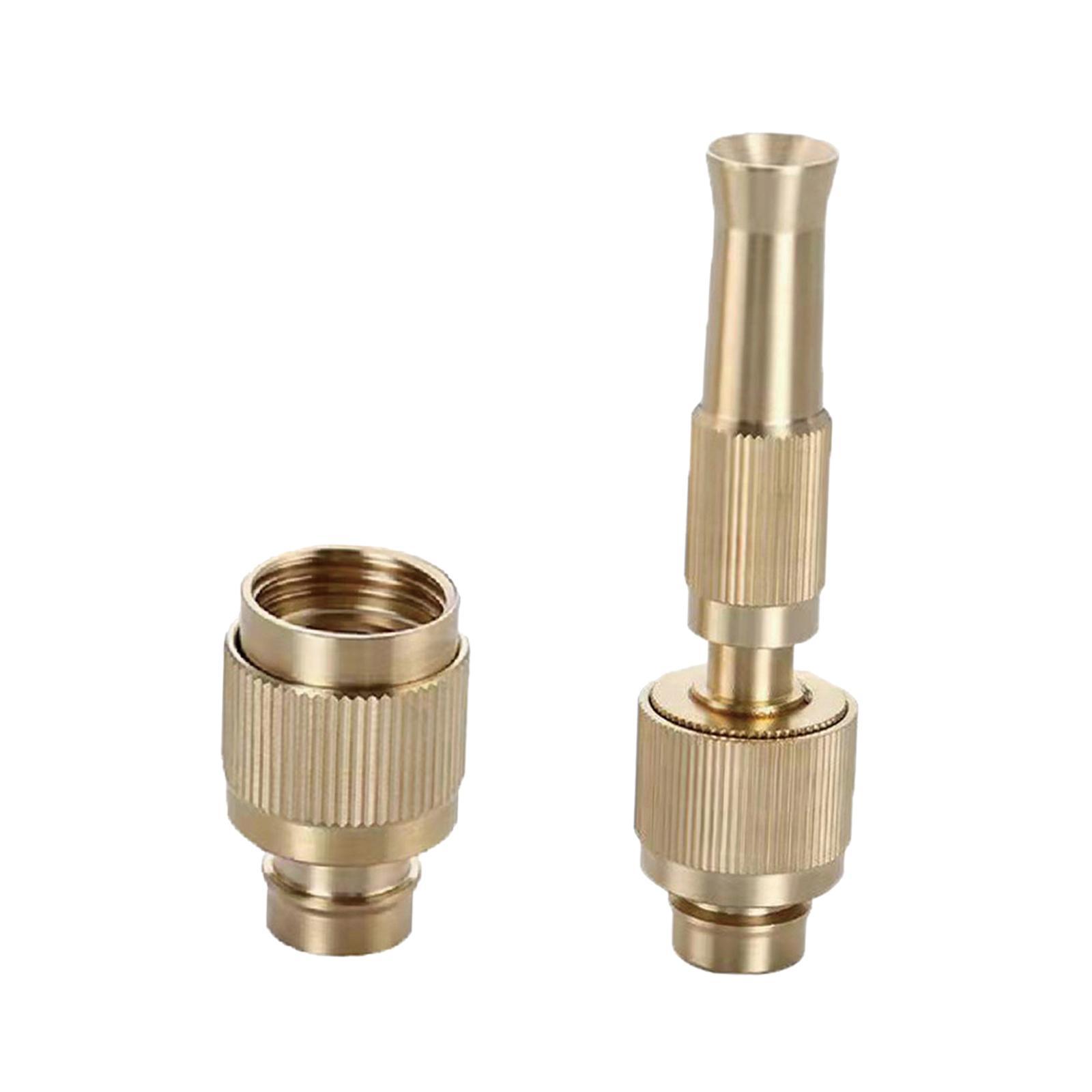 Brass Spray Nozzle, Pressure Washer Nozzle, Multifunctional Brass Water Hose Nozzle for Car Washing