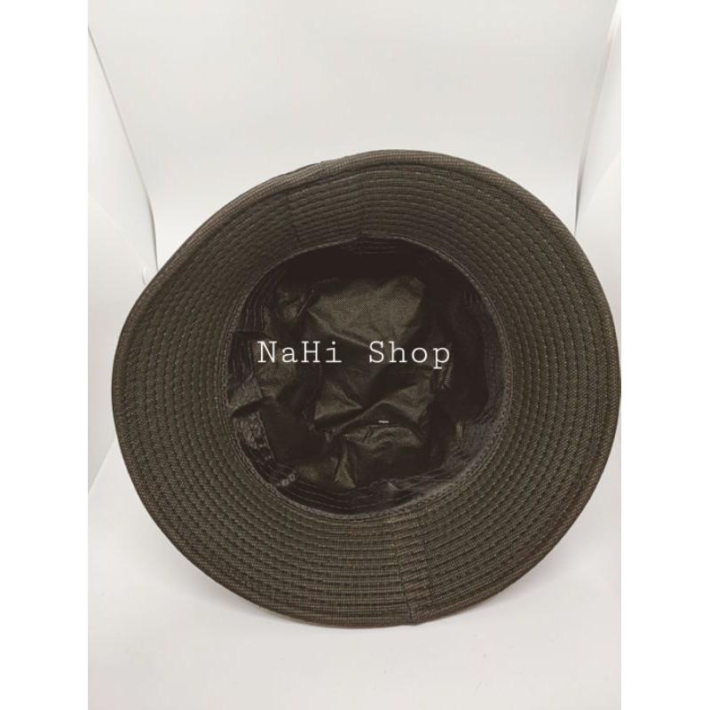 Nón bucket kaki in chữ cực &quot;trất&quot;