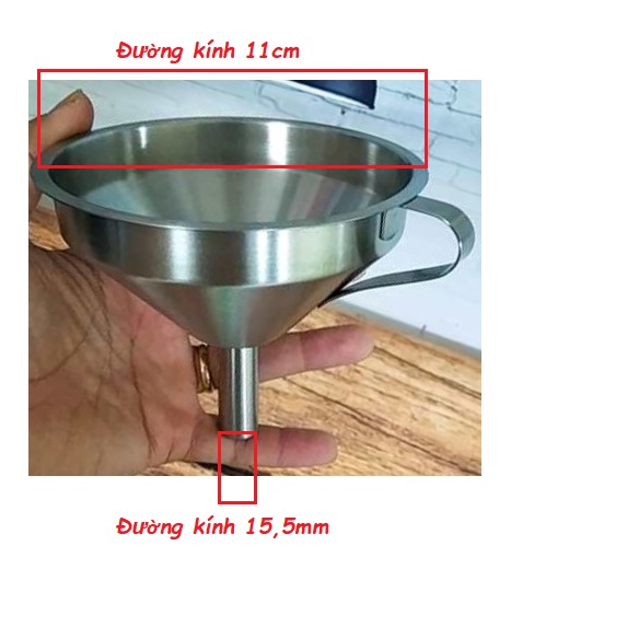 PHỄU QUẶNG INOX SUS 304 Có Lưới Lọc CAO CẤP Size11cm SIÊU ĐẸP. Dụng Cụ Nhà Bếp dùng Pha chế, chế biến. Phù hợp GIA ĐÌNH NHÀ HÀNG ĐẲNG CẤP