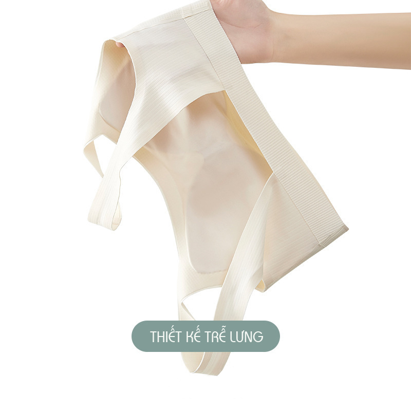 Áo Lót Nữ Trễ Lưng Freesize Không Gọng Đệm Mỏng Cổ Chữ U Không Hằn Nâng Ngực B198