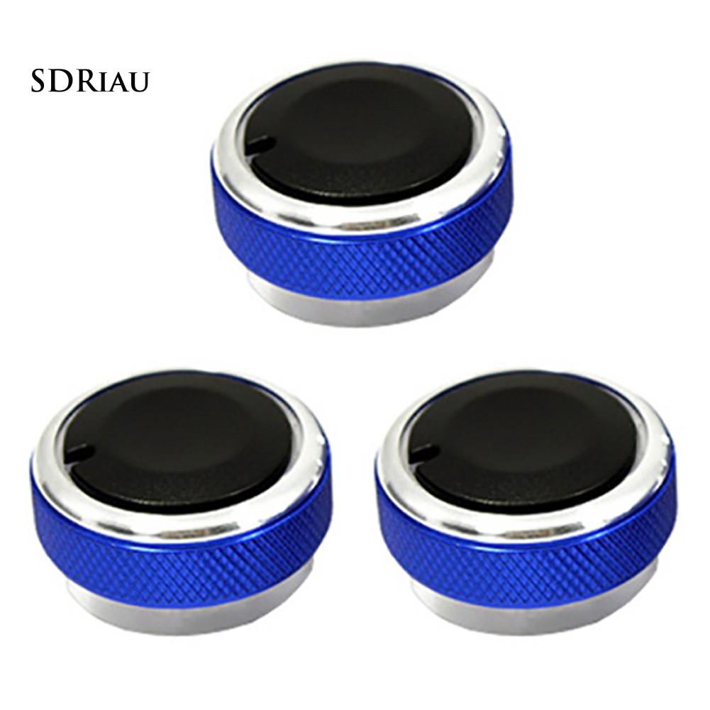 3Pcs/Set Car Air Conditioner AC Switch Knob Heat Control for Focus Max Mondeo