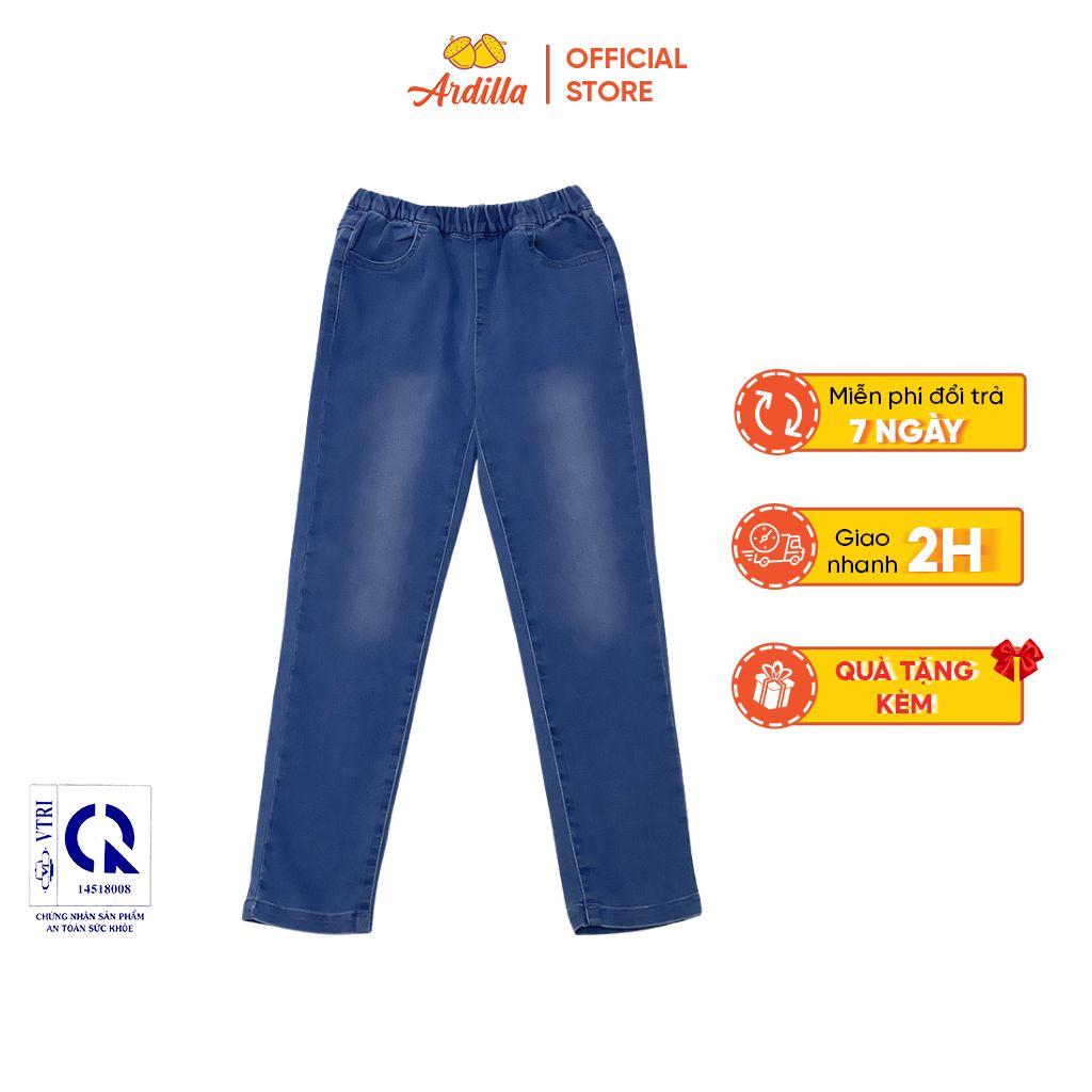 Quần Jeans/Quần Bò Bé Trai ARDILLA Thiết Kế Đơn Giản Năng Động, Vải Thoáng Mát Cho Bé 4-13 Tuổi T134BW20