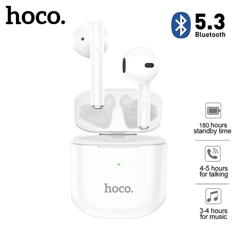 Tai nghe Bluetooth nhét tai HOCO EW19, Hỗ trợ bluetooth 5.3 TWS, Tích Hợp Mic Rảnh Tay Cho IP và Android, Điều khiển cảm ứng, Định vị đổi tên, Thời Gian Sử Dụng 4H - Hàng Chính Hãng