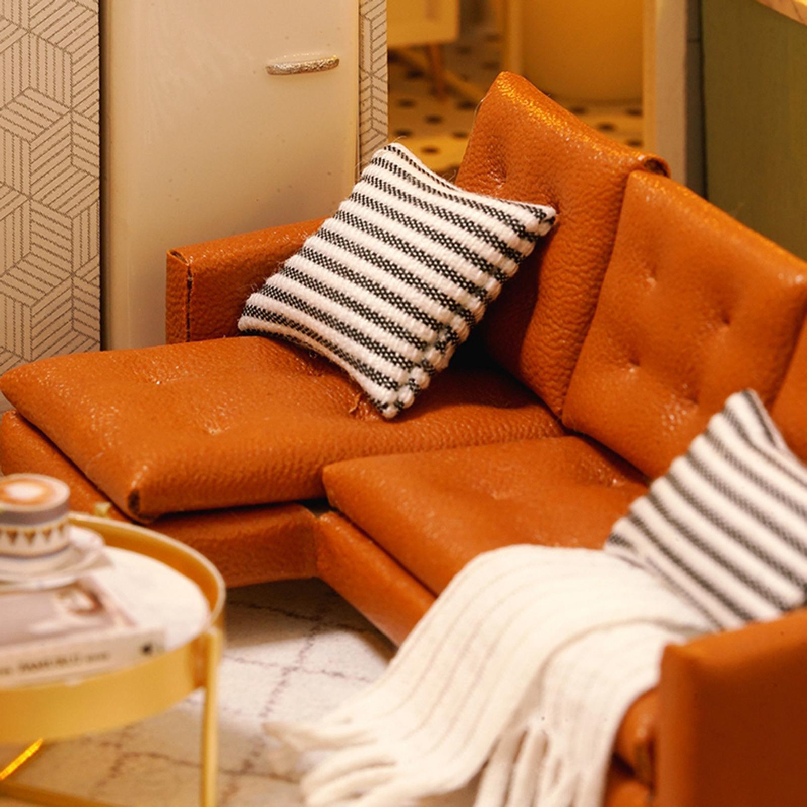 DIY Miniature Dollhouse Kit with Furniture Wooden House Without Dust Proof