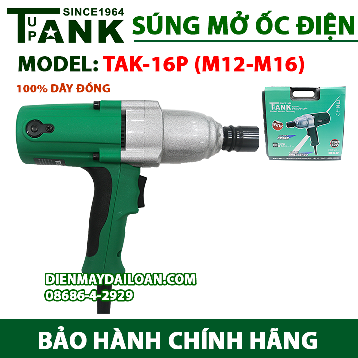 Máy vặn bulong tank since 1964 TAK-16P