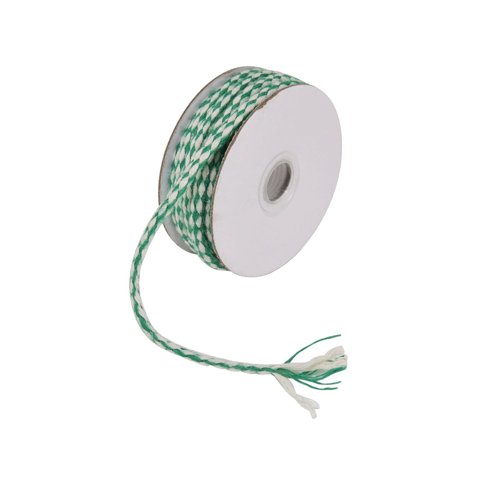 Decorative Twine Rope Cord Gift Wrapping Rope Cord, Xmas DIY Crafts Twisted Cord, 10 Meters Jute String Twine Decoration
