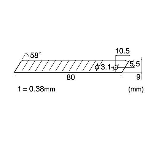 Lưỡi dao NT Cutter BA-100