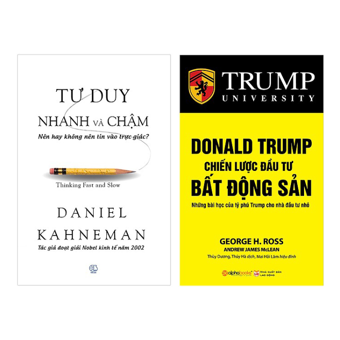 Combo Tư Duy Nhanh Và Chậm Và Donald Trump - Chiến Lược Đầu Tư Bất Động Sản