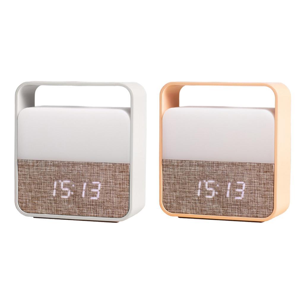 Digital Alarm Clock Snooze Function LCD Display Clock Home Decor