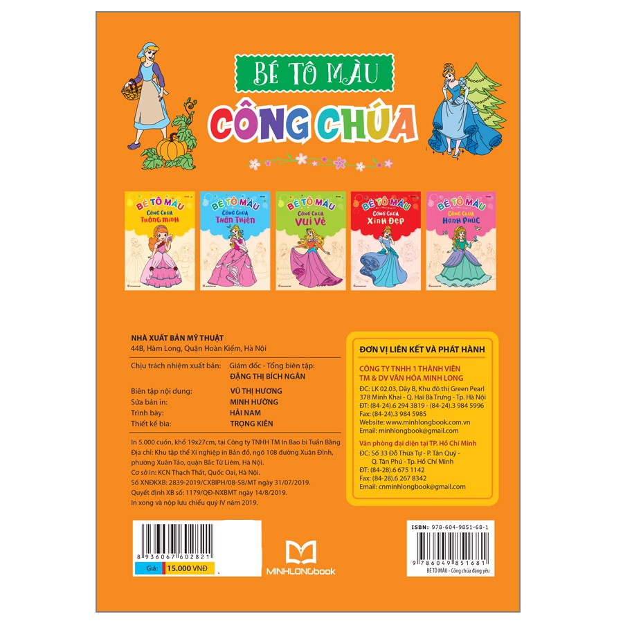 Bé Tô Màu - Công Chúa Đáng Yêu - Bản Quyền