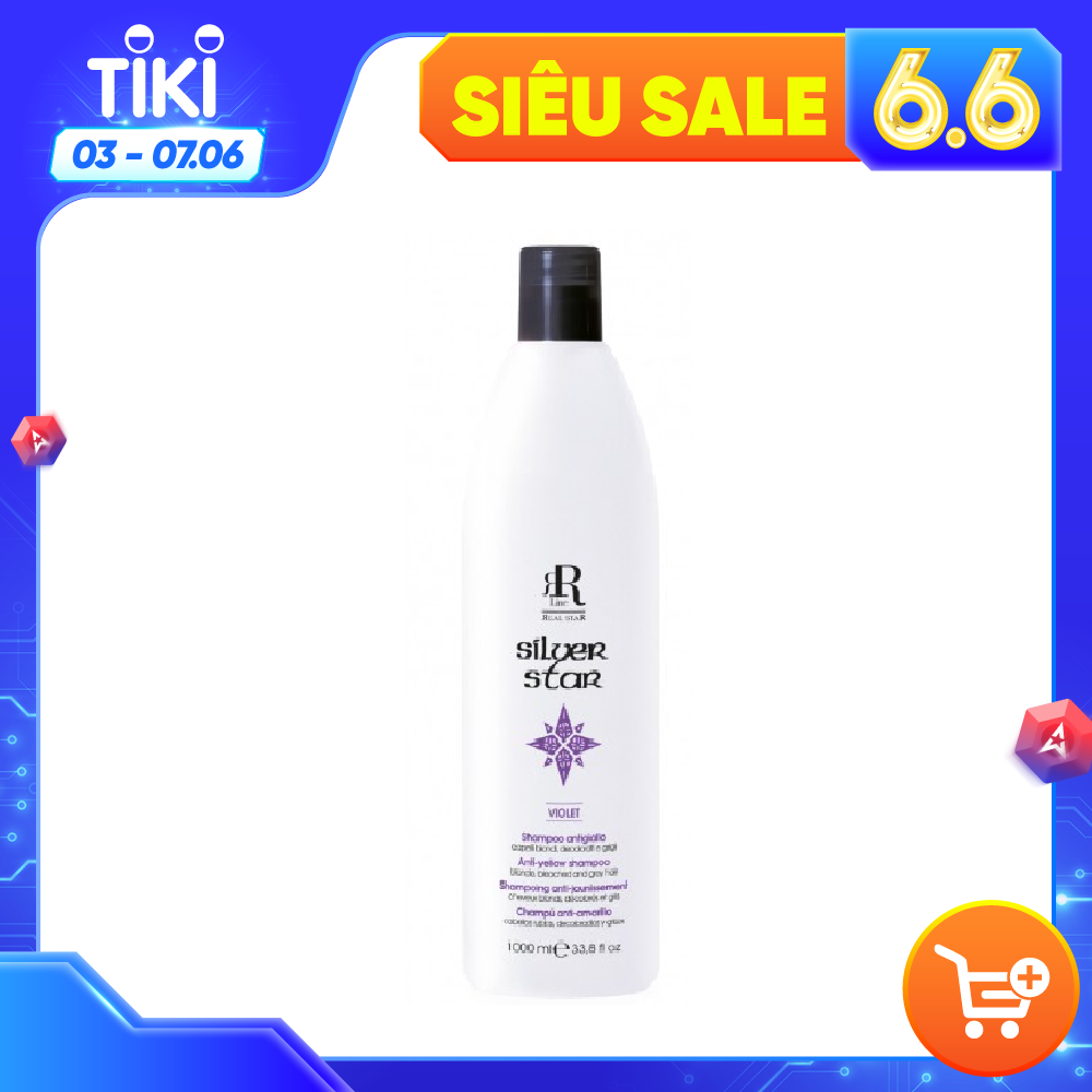 Dầu gội tím khử vàng chăm sóc và làm sáng màu tóc RRline Therapy Sliver Shampoo 1000ml