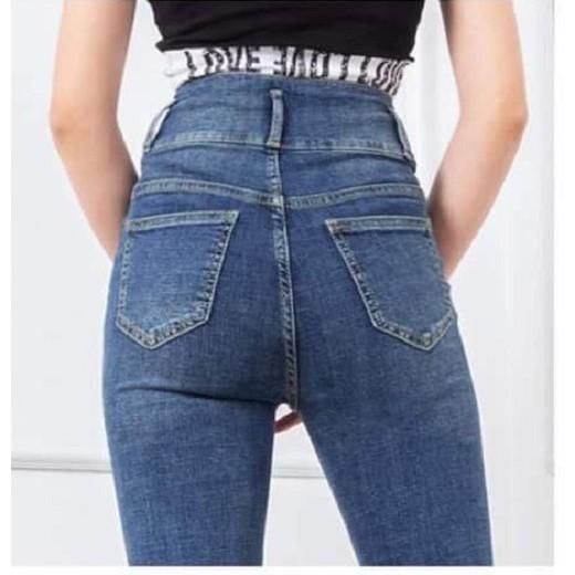 Quần Jeans Nữ Mix Túi Nhỏ thời Trang