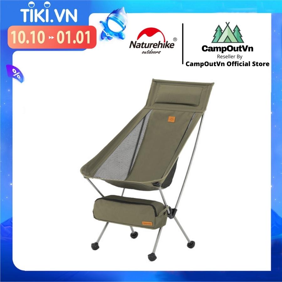 Ghế cắm trại Naturehike NH20JJ036 xếp gấp gọn tựa lưng ghế du lịch dã ngoại A434