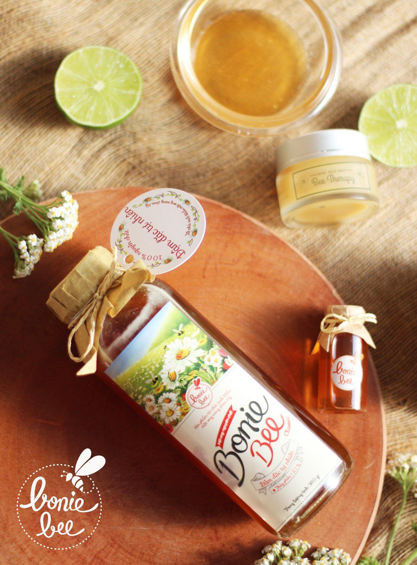 Mật ong hoa cà phê nguyên chất Bonie Bee Classic 380g