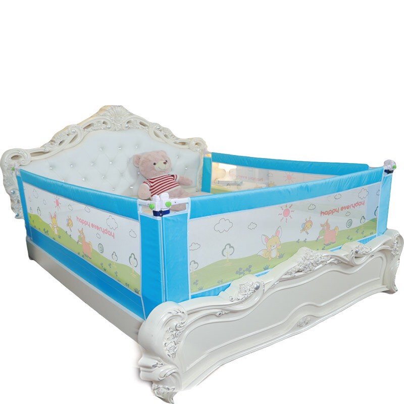 Thanh Chắn Giường An Toàn Cho Trẻ Nhỏ Mẫu 2020 ( 1m8 x 2m ) - TẶNG 1 MŨ ĐI DẠO ĐÁNG YÊU