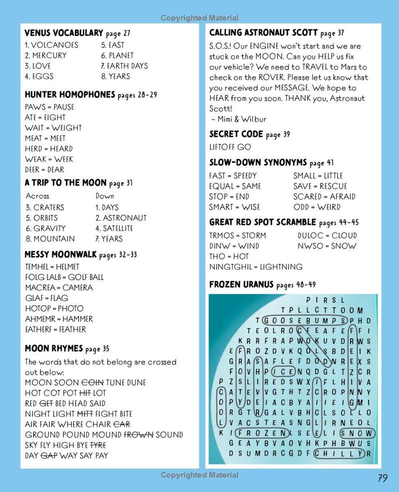 Britannica's Amazing Word Activities: Follow The Stars! What Happened On Mars?